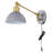 Cimarron Iron Plug-in Swing Arm Sconce with USB Charging Port-67638429