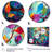Multicolor Vibrant Vines I On Canvas Print-1064502453-1064502458