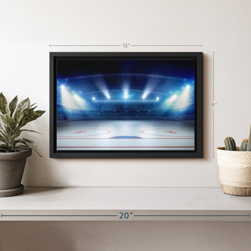 «Hockey Stadium», reproduction sur toile, H 9 po x l 13 po