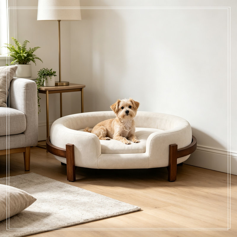 Fabric Pet Sofa with soft cushion