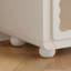 Commode simple multifonctionnelle de style crème
