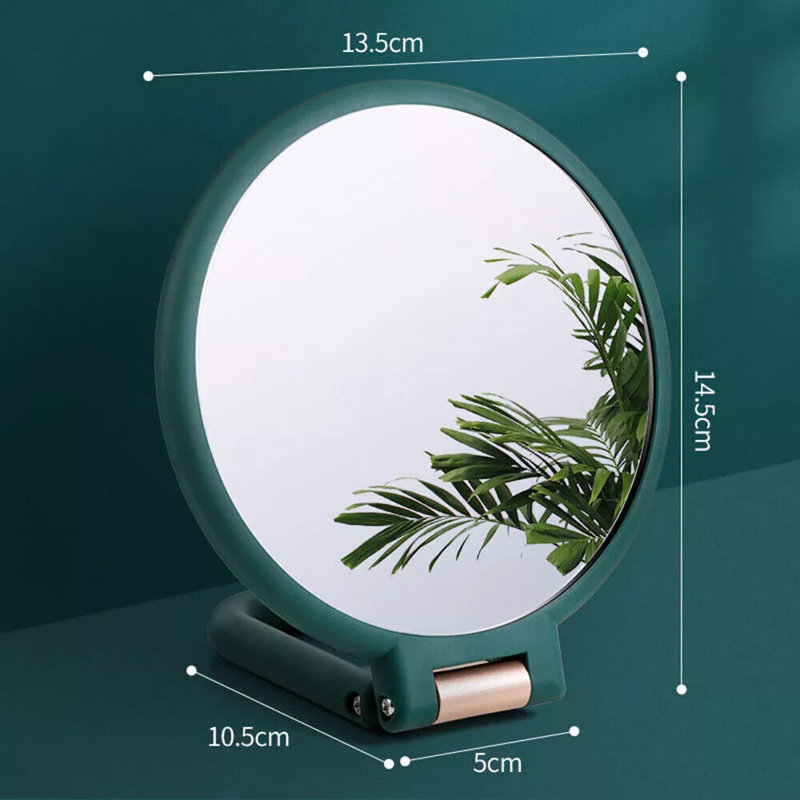 Miroir de plancher rond Zuckerman, Mauve