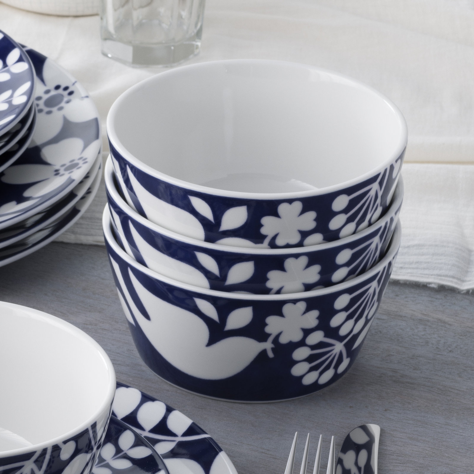 Bluefjord Porcelain Cereal Bowl