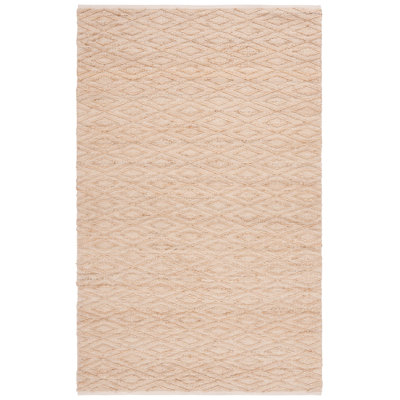 Tapis en jute de coton tissé à la main Klinton
