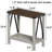 Farmhouse End Table for Small Spaces