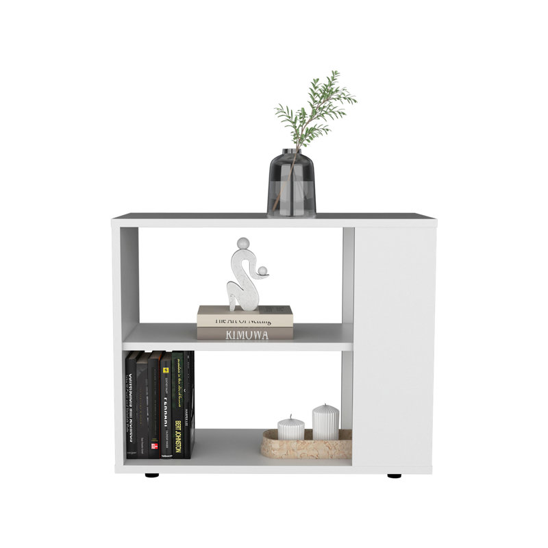 Sideboard Table, 4 Legs, 2 Shelves