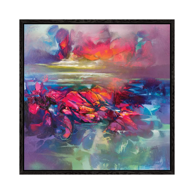 Below The Surface by Scott Naismith - Gallery-Wrapped Canvas Giclée on Canvas, 45.72 cm H x 45.72 cm W, Black Framed