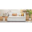 Lit de jour en tissu d'ameublement (beige)-10531111