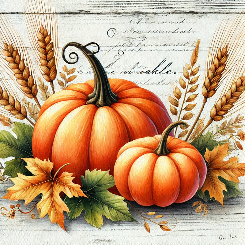 Art classique sur toile tendue, "Classic Harvest", H 12 po x l 12 po x P 1 po