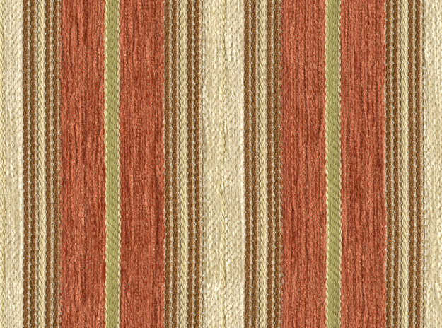 Guaranteed in Stock Fabric, Green / Beige / Orange