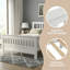 Lit plateforme en bois avec tête et pied de lit-563236641