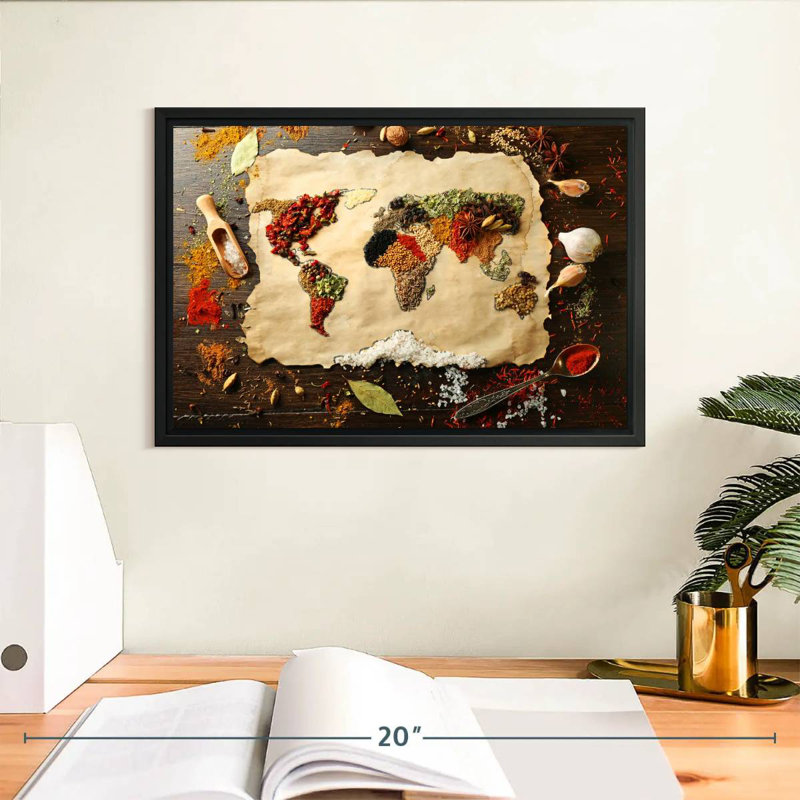 Yarlin World Spices, 9" H x 13" W