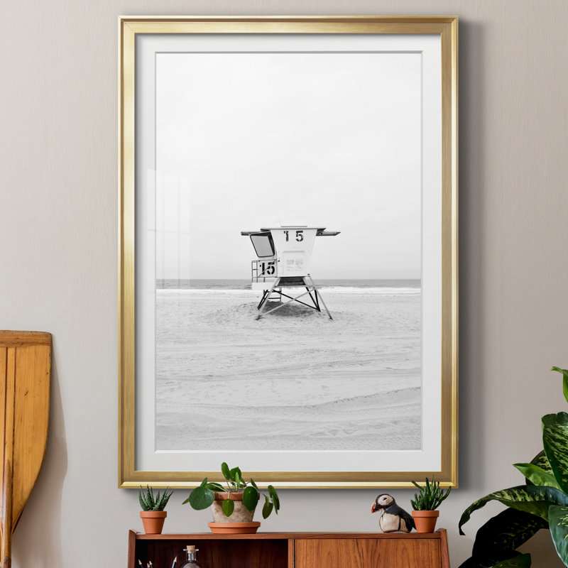 Mission Beach par Natalie Carpentieri - reproduction de photo sur papier encadrée, Encadrement doré