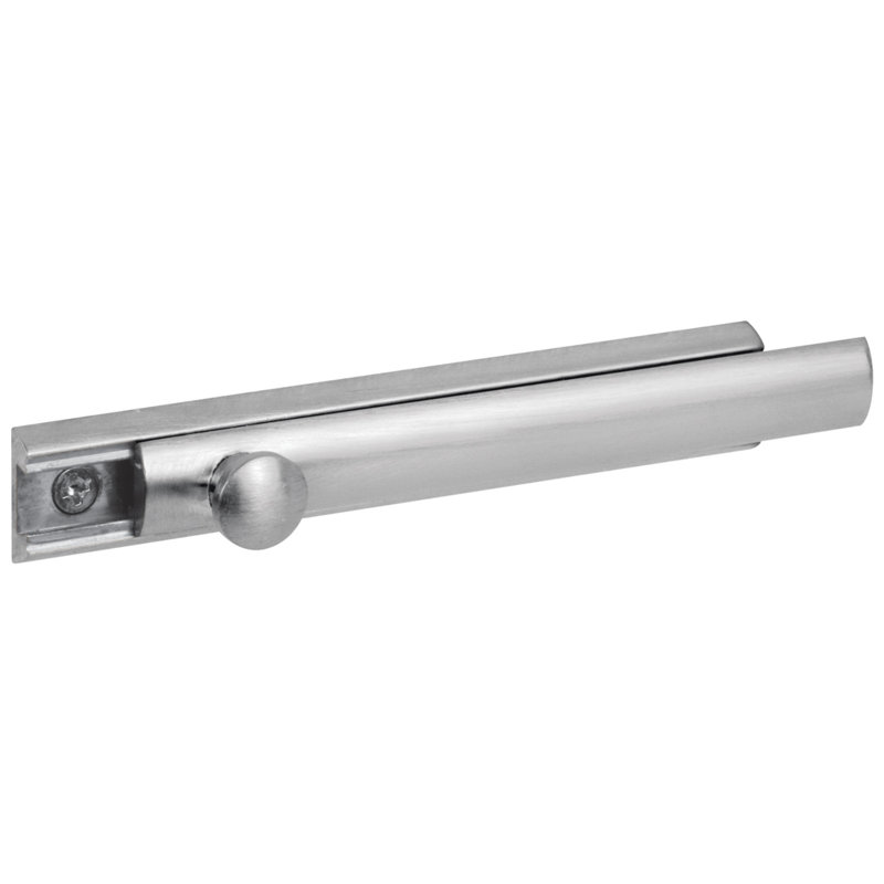 Surface Bolt, Brass (Single Pack), Satin Nickel