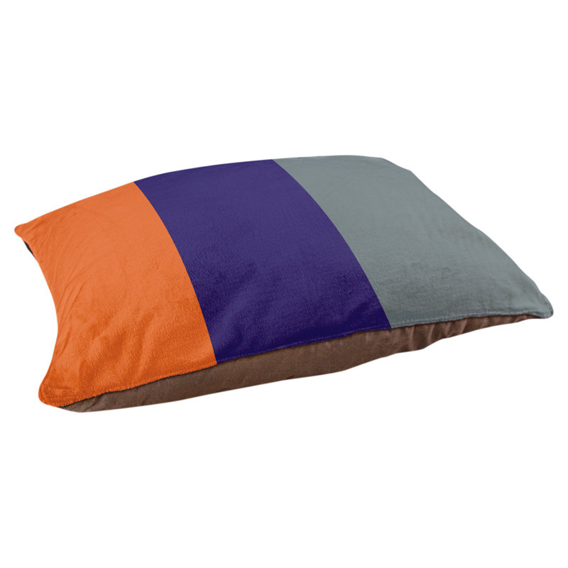 Coussin Atlanta, Très grand (l 50 po x P 40 po x H 17 po), Orange/Purple/Gray