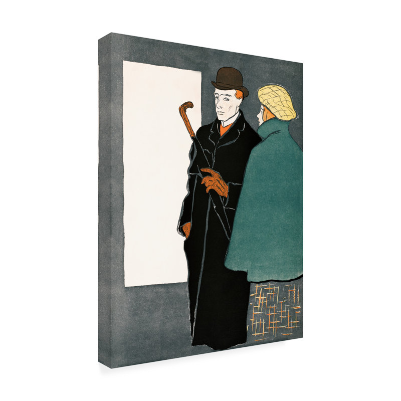 Art sur toile, Bachelor Edward Penfield, H 19 po x l 14 po