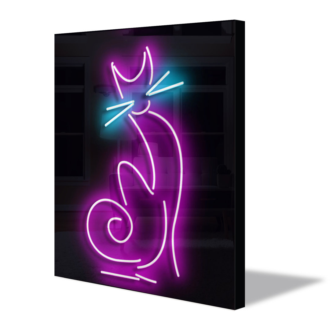 Cat Animal LED Neon Sign Wall Décor