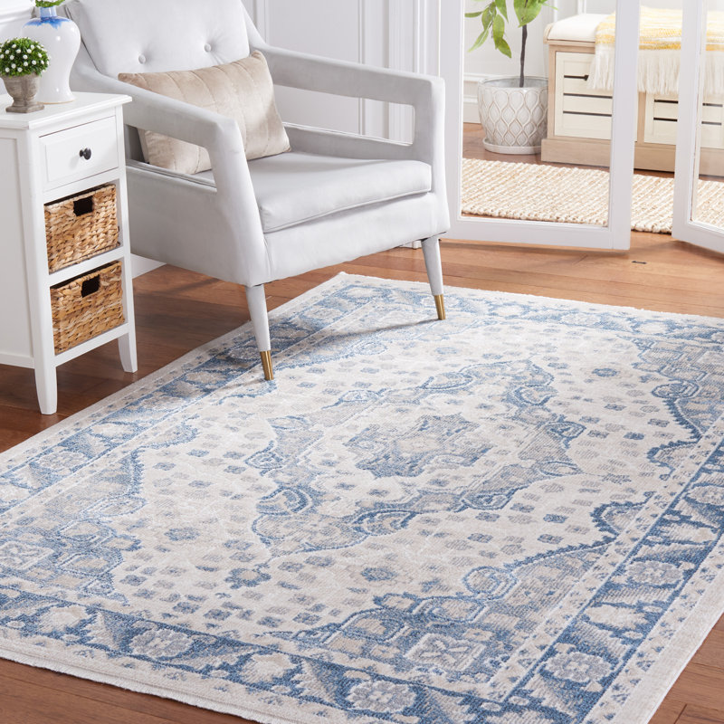Tapis beige / gris-gris Humiston 208, Rectangle 8 pi x 10 pi