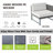 Kamyla 6 - Person Modular Patio Conversation Set with Cushions-798425159