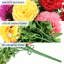 Bouquet d'oeillets artificiels avec vase et œillets, fleurs de cimetière commémoratives, arrangement floral de sympathie pour l'extérieur