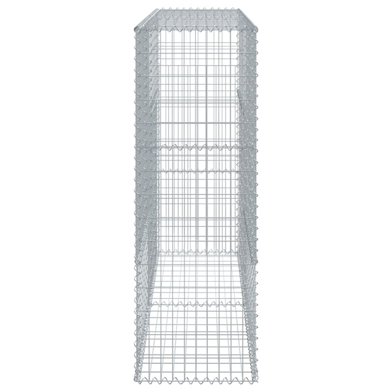 Très grand pot de jardin Gabion, H 19,7 po x l 78,7 po x P 59,1 po