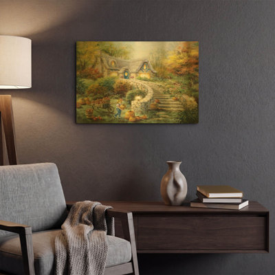 'Country Harvest' By Nicky Boehme Gold Metal Wall Art, 24" x 16"