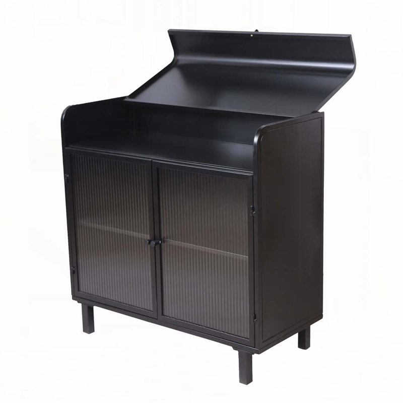 Armoire décorative avec portes en verre