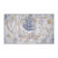 Tapis bleu soyeux et moelleux-100861491