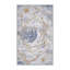 Tapis bleu soyeux et moelleux-100861505
