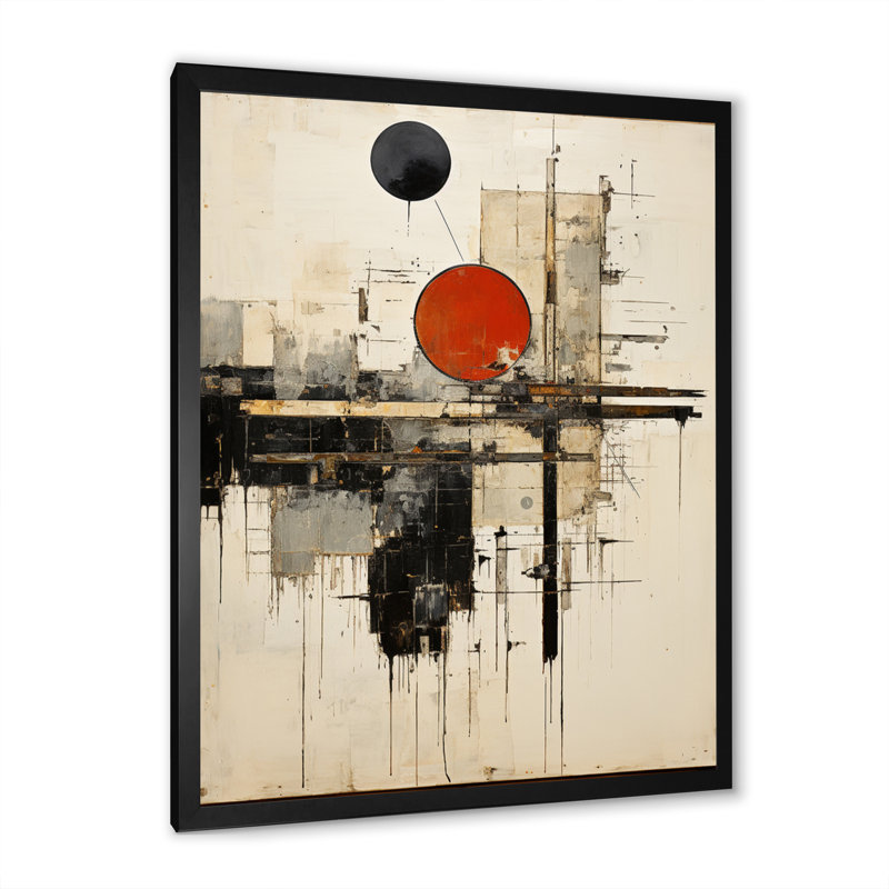 «Urnelle Constructivism», carré noir Kazevir Malevitch I - impression, Cadre photo noir, H 32 po x l 24 po x P 1 po