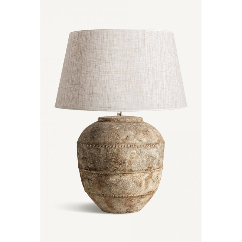 Lampe de table en terre cuite