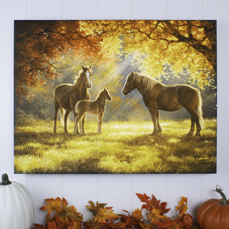 «Family Moment», art mural entièrement éclairé à DEL 18 x 24