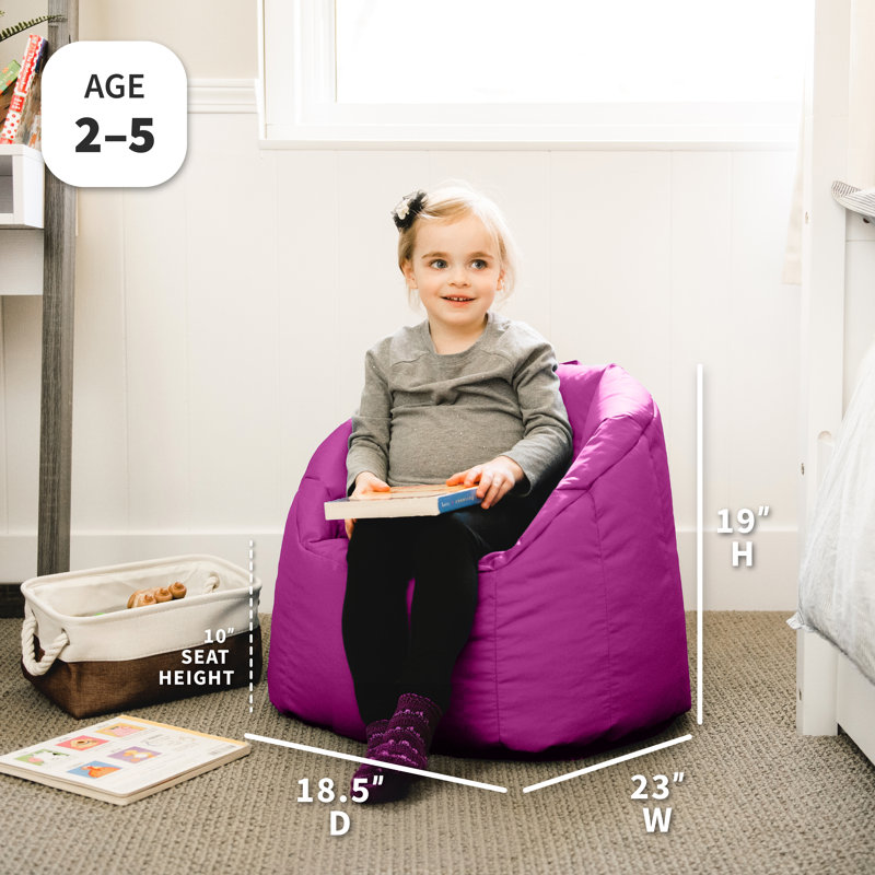 Fauteuil à billes standard, Milano Kids, Pink Passion 100% Polyester