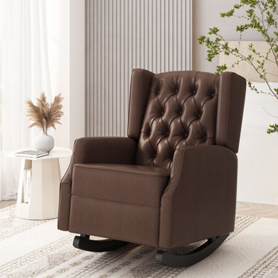 Ahlayah Upholstered Rocking Chair