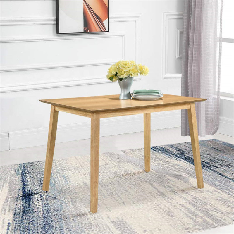 Borde Dining Table, Oak, H75 x L105 x W63cm