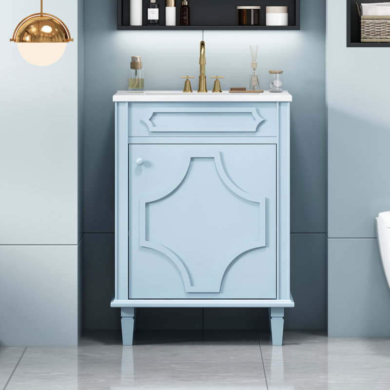 Meuble-lavabo 24 po avec lavabo en céramique