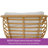 Sidonia Wicker 2 - Person Patio Conversation Set with Cushions