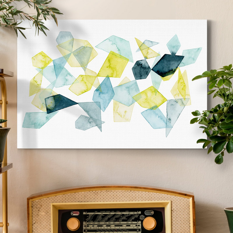 " Seaglass Abstract II ", 12" H x 8" W x 1" D