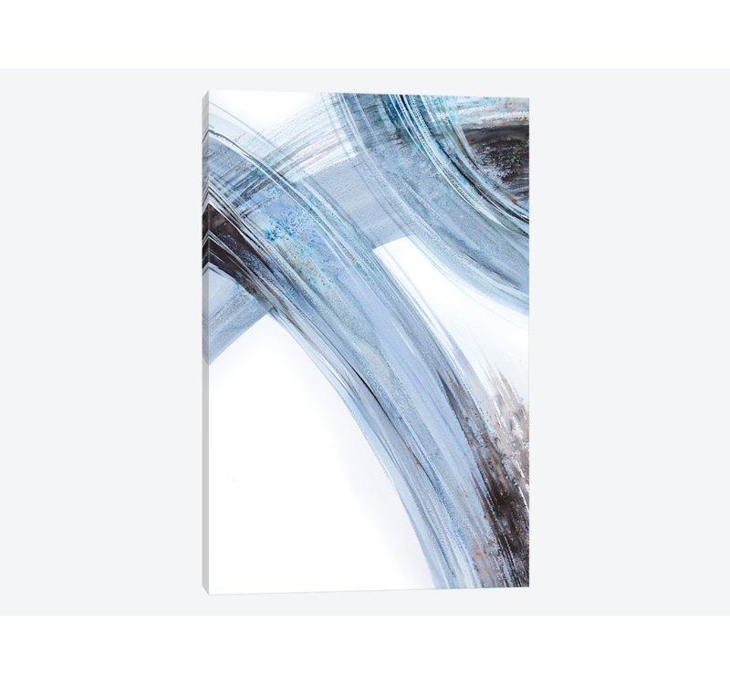 « lines i », impression sur toile, H 12 po x l 8 po x P 0,75 po, Pas de tapis, Toile tendue