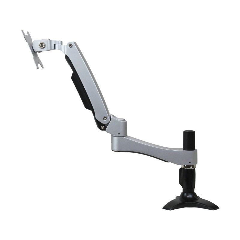 Support de bureau à DEL noir / argent Memorial pouvant supporter jusqu'à 22 lb