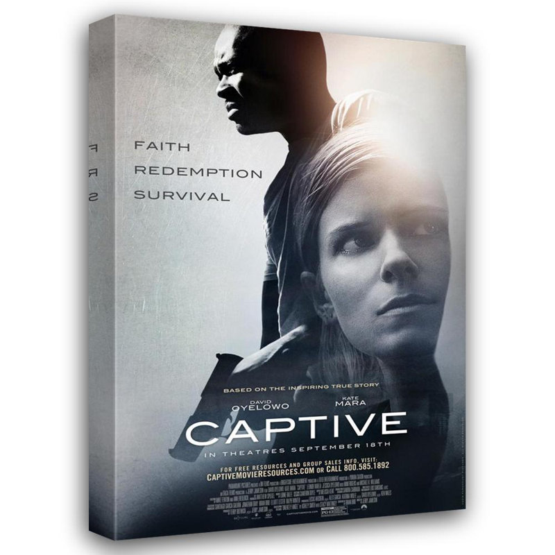 Captif, H 24 po x l 16 po