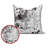 Crushed Silver Pillow Cover