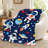1pc Space Astronaut Rocket Planet Flannel Throw Blanket, Cute Cartoon Outer Space Galaxy Stars Nebula Comets Spaceship Blanket for Kids Boys Girls Sofa Couch Bed Living Room Dorm, All Season Warm Cozy Lightweight Gift-135864589