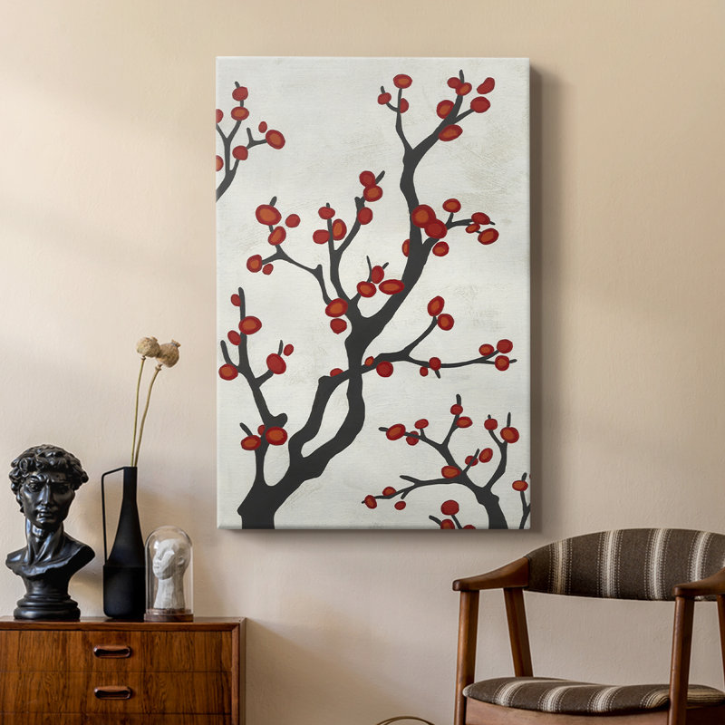 Red Berry Branch I - galerie sur mesure