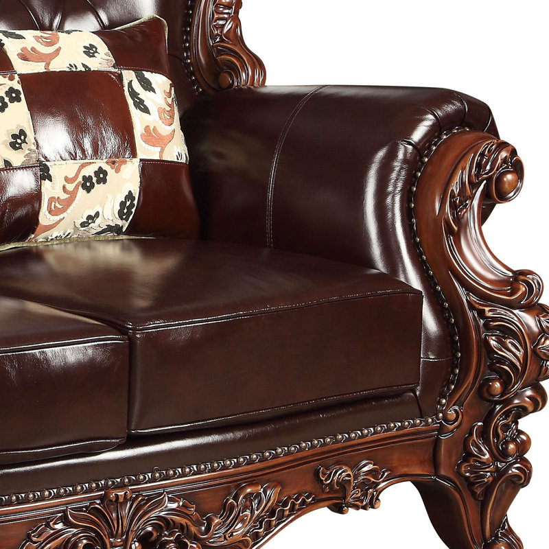 Causeuse en cuir 71,5 po Clairview