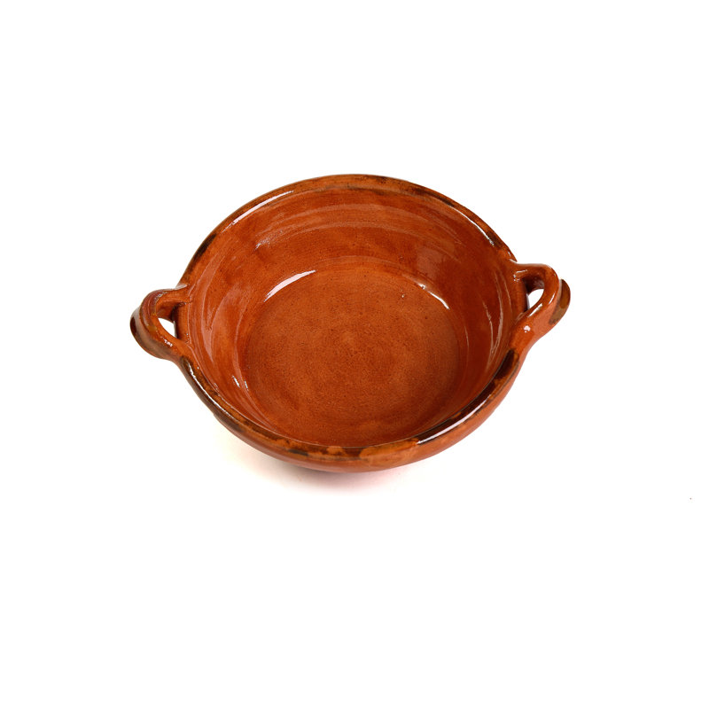 Mexican Clay Mini Cazuela 12oz with Handles