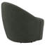 Fauteuil d'appoint pivotant vert Denali