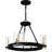 Alyworth 4-Light Matte Black Chandelier