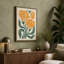 Sunburst Blooms Botanical - Wrapped Canvas-232507490-232507497
