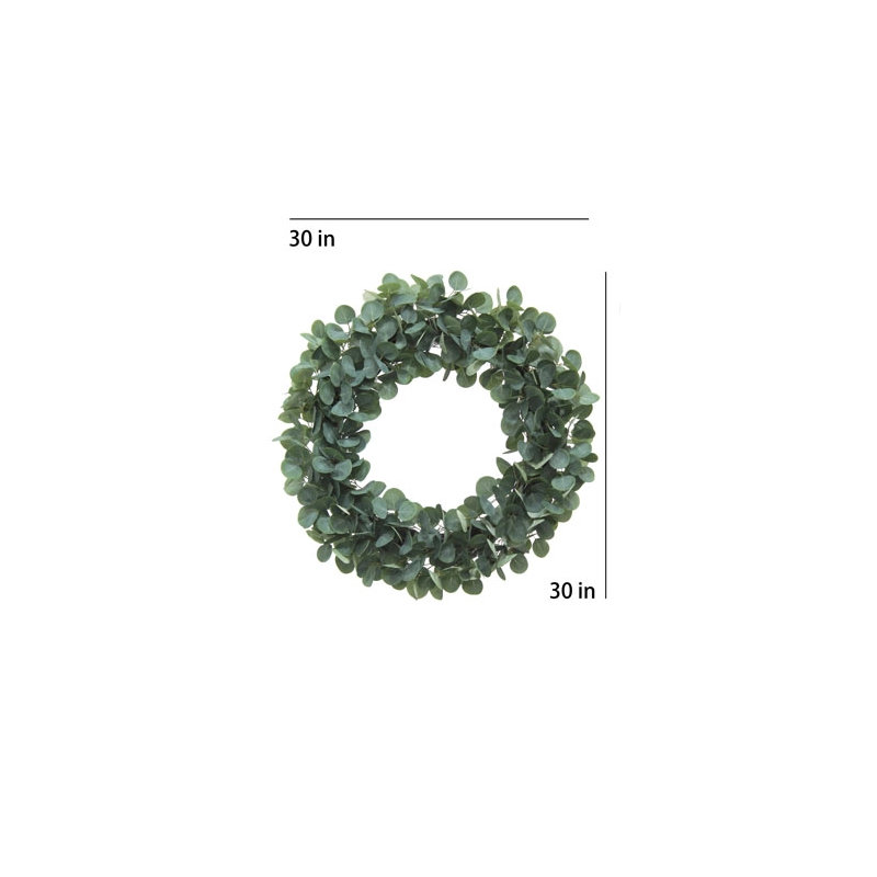 30" Artificial Eucalyptus Wreath